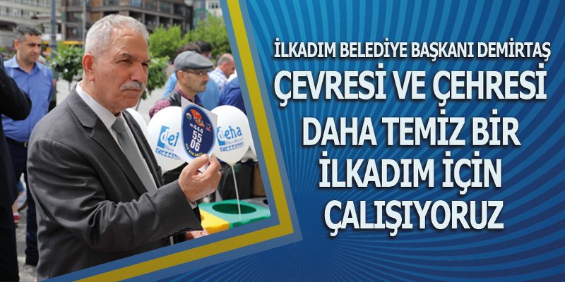 İlkadım Belediyesi 5 Haziran Dünya Çevre Günü’nü Farklı Bir Etkinlikle Kutladı