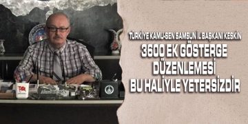 KAMU SEN’den Hükümete 3600 tepkisi