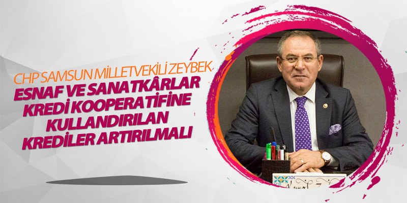 Zeybek’ten Esnaf Kredisi Açıklaması