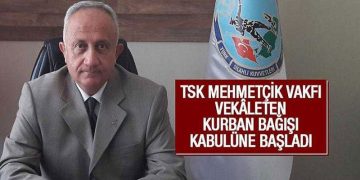 TSK Mehmetçik Vakfı Vekâleten Kurban Bağışı Kabulüne Başladı