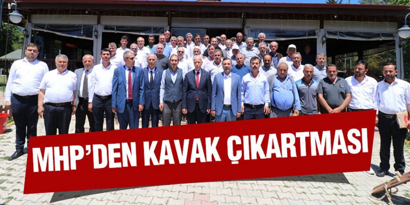 Karabıçak Kavak’ta Muhtarlarla Bir Araya Geldi