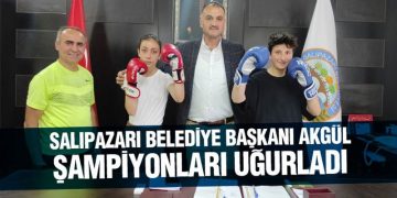 Başkan Akgül Şampiyonları Uğurladı