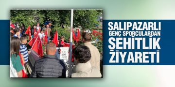 Salıpazarlı Genç Sporculardan Şehitlik Ziyareti