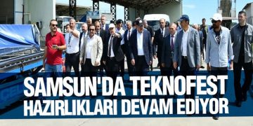 Samsun’da Teknofest Hazırlıkları Devam Ediyor