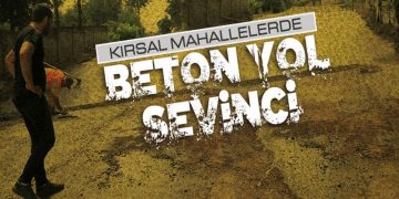 Aktekke’de beton yol sevinci