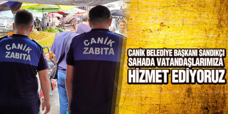 Canik Belediyesi Ekipleri Sahada