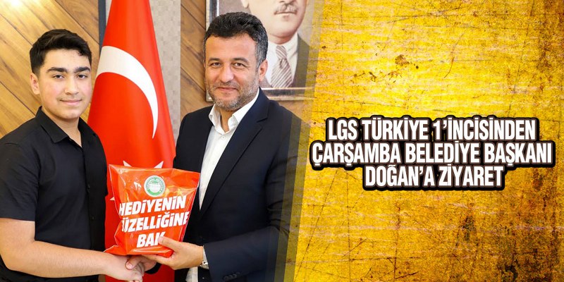 LGS TÜRKİYE 1’İNCİSİNDEN BAŞKAN DOĞAN’A ZİYARET