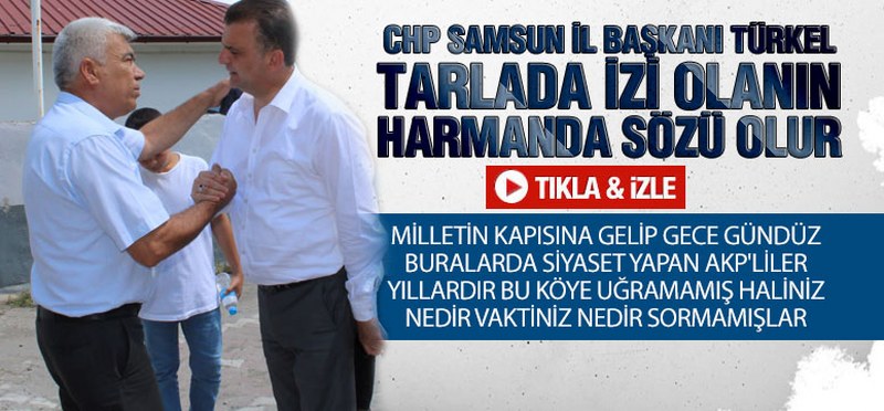 Türkel Köylünün Derdini Dinledi