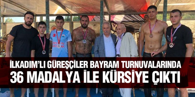 İlkadım’lı Güreşçilerden 36 Madalya