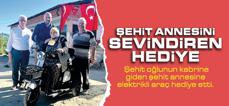 Başkan Togar’dan Şehit Annesine Sevindiren Hediye