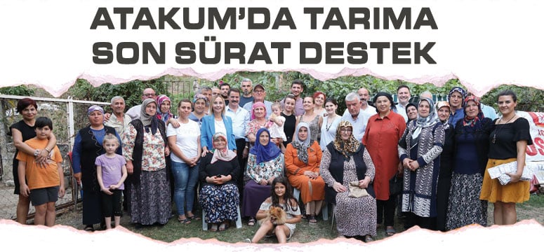 Atakum’da Tarıma Son Sürat Destek