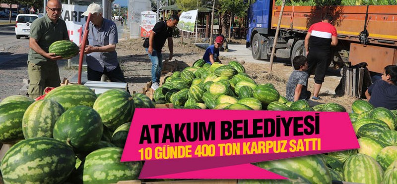 Başkan Deveci, ‘Dayanışma kampanyasında 400 ton karpuz yurttaşa ulaştı’