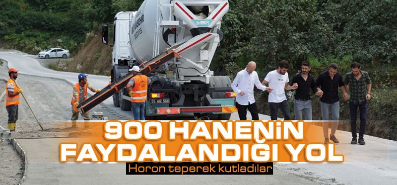 Samsun’da Yol Sevincini Horon Teperek Kutladılar