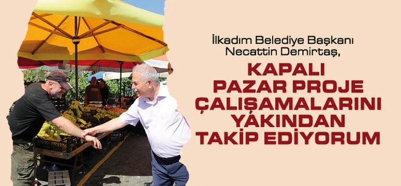 Başkan Demirtaş Pazar Esnafı Ve Vatandaşlarla Bir Araya Geldi