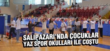 Salıpazarı’nda Çocuklar Yaz Spor Okulları İle Coştu