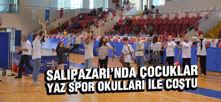 Salıpazarı’nda Çocuklar Yaz Spor Okulları İle Coştu