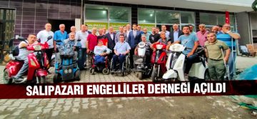 Salıpazarı Engelliler Derneği Açıldı