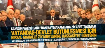 Vali Dağlı Kaymakamlarla Toplantı Yaptı