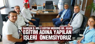 Samsun İl Milli Eğitim Müdürü Ağar, Atakum Bilim Ve Sanat Merkezinde İncelemelerde Bulundu