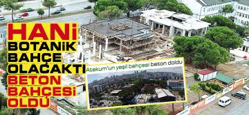 Atakum’un yeşil bahçesi beton doldu