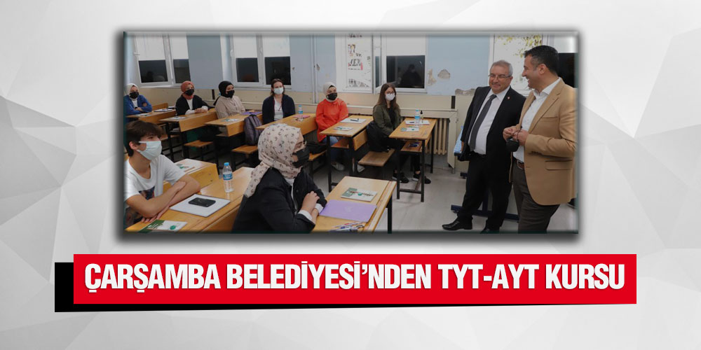 Çarşamba Belediyesinden Ücretsiz Üniversiteye Hazırlık Kursu