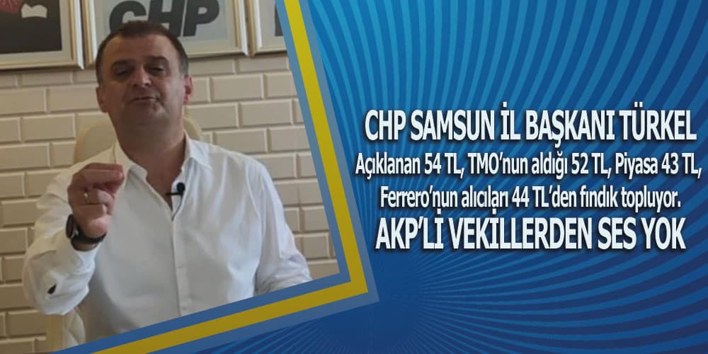 Türkel AK Partili Samsun Milletvekillerine Fındığı Sordu
