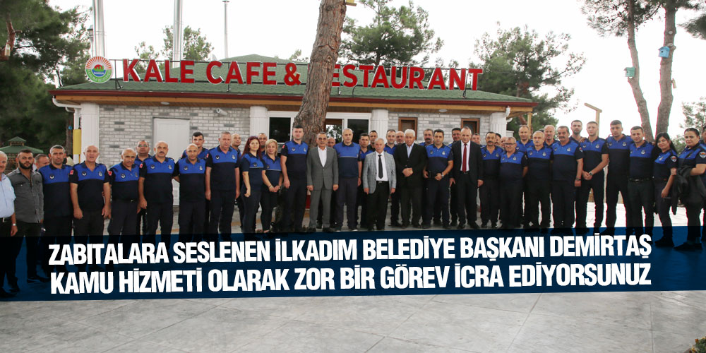 Başkan Demirtaş, Personelinin Zabıta Haftası’nı Kutladı