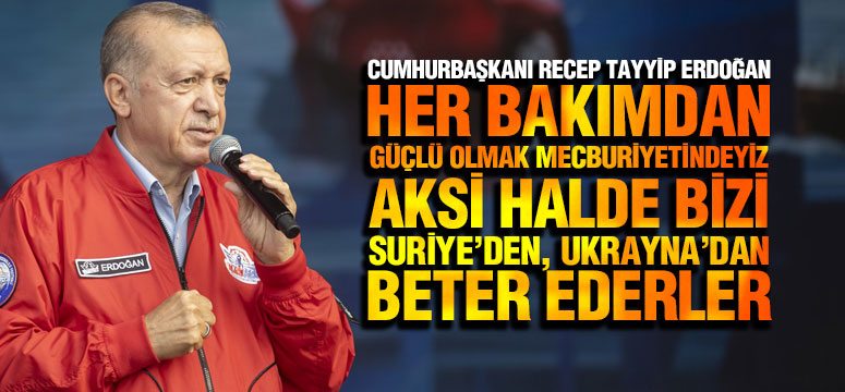 Cumhurbaşkanı Erdoğan Samsun’da Konuştu