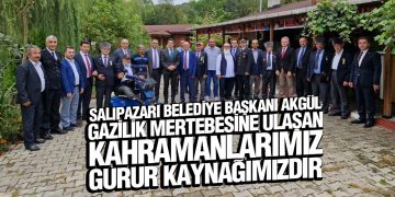 Salıpazarı’ın da Gaziler Günü Kutlandı