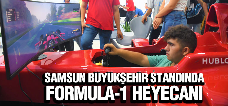Samsun Büyükşehir Standında Formula-1 Heyecanı