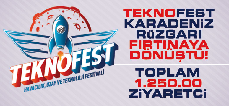 TEKNOFEST Karadeniz, 1 milyon 250 bin kişiyi misafir etti