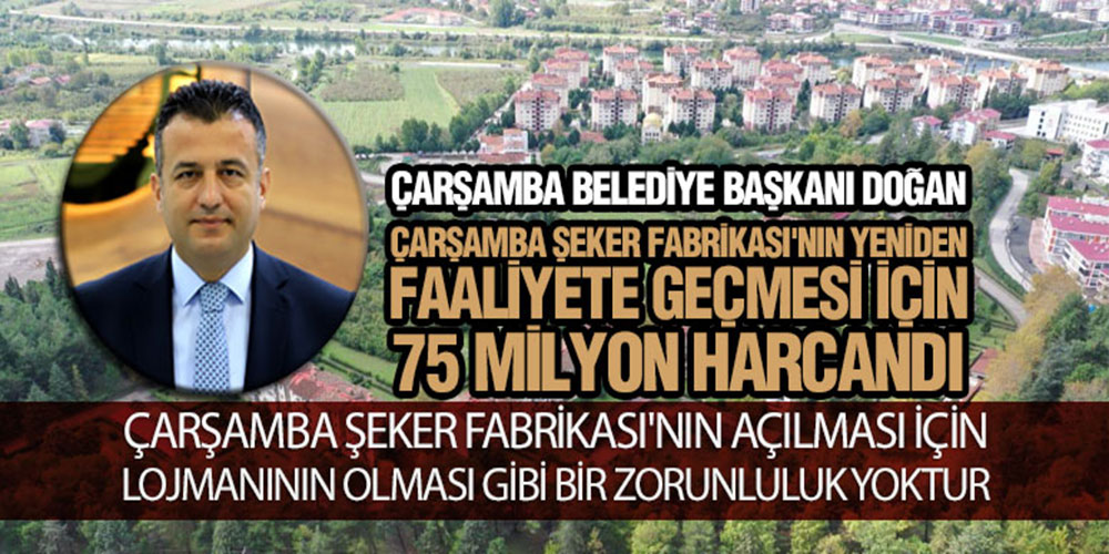 Başkan Doğan’dan Şeker Fabrikası Lojmanları Hakkında Açıklama
