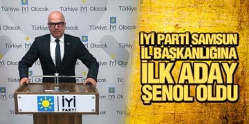 Şenol İYİ Parti Samsun İl Başkanlığı Adaylığını Açıkladı