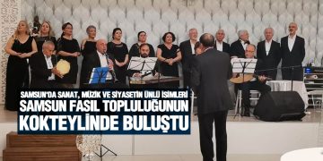 Samsun’da Sanat Ve Müzik Camiası Kokteylde Buluştu