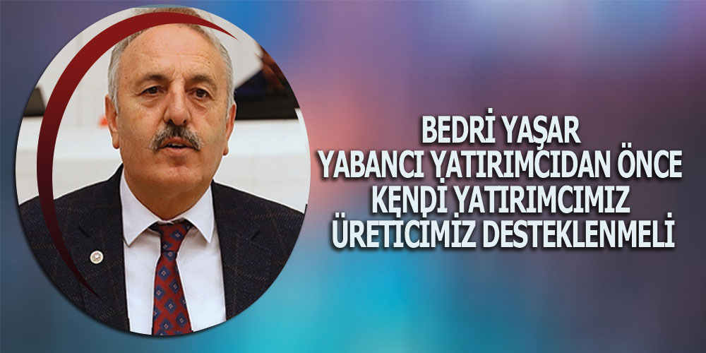 Yaşar Yabancı Yatırımcının Desteklenmesi İle İlgili Konuştu