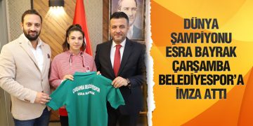 Dünya Şampiyonu Esra Bayrak Çarşamba Belediyespor’a İmza Attı