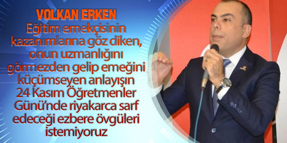 Eğitim İş, MEB’in Öğretmenler Günü Etkinliklerine Katılmayacak