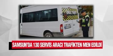 Samsun’da Okul Servislerine Sıkı Denetim