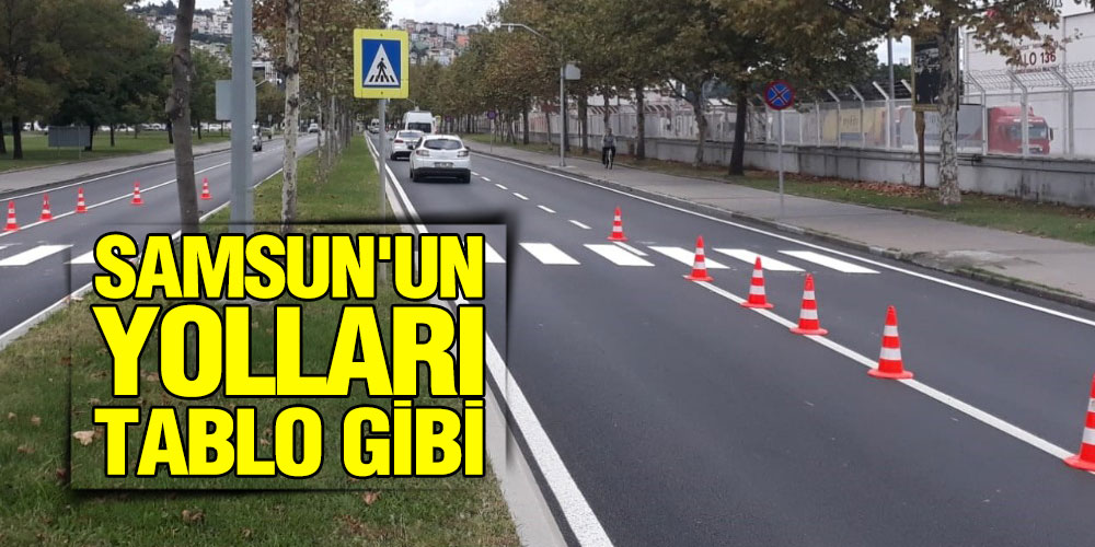 Samsun’un Yolları Tablo Gibi