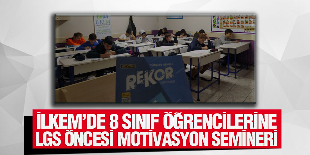 İLKEM’li Öğrenciler Sınavlara Farklı Etkinliklerle Hazırlanıyorlar