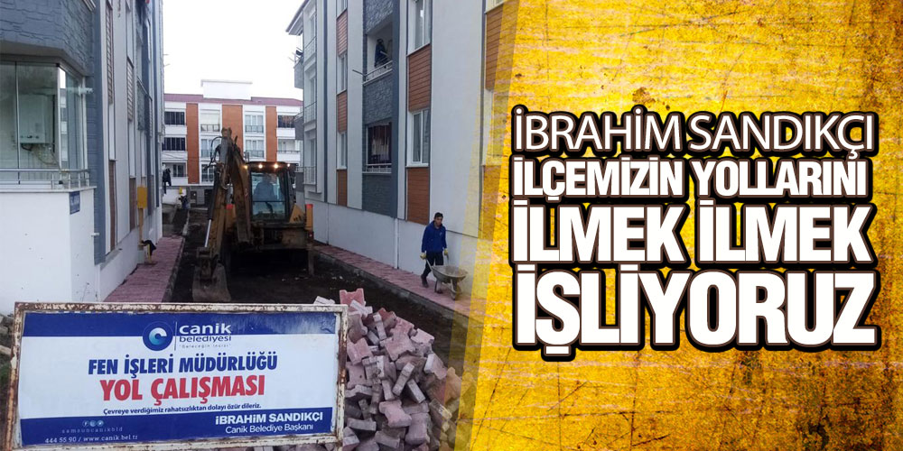 Canik Belediyesi, Yol Çalışmalarına Devam Ediyor