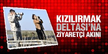 Kızılırmak Deltası’na Ziyaretçi Akını