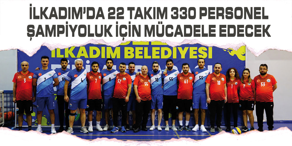 İlkadım Belediyesi Birimler Arası Voleybol Turnuvası Başladı