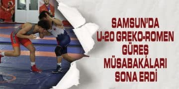 Samsun’da U-20 Greko-Romen Güreş Müsabakaları Sona Erdi