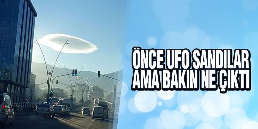 UFO’ya Benzeyen Şey Vatandaşları Heyecanlandırdı