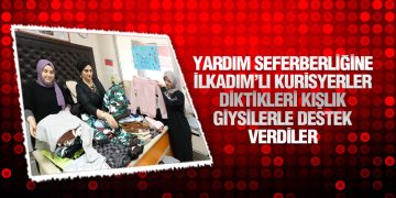 İlkadım’lı Kursiyerler Depremzedeler İçin Diktiler