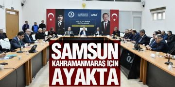 Samsun Kahramanmaraş İçin Ayakta