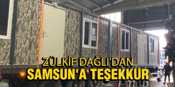 Vali Zülkif Dağlı’dan Samsun’a Teşekkür