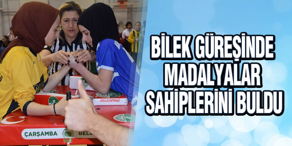 Bilek Güreşinde Madalyalar Sahiplerini Buldu