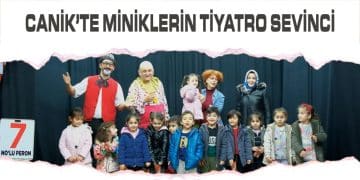 Canik Belediyesi Sıbyan Okulu öğrencileri tiyatro ile buluştu